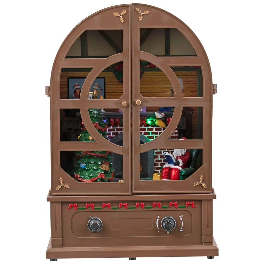 Northlight LED Lighted And Musical Retro Radio With Santa Scene Christmas Decoration-12.5" 4 Northlight LED Lighted And Musical Retro Radio With Santa Scene Christmas Decoration-12.5" - Image 4
