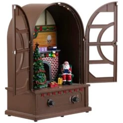 Northlight LED Lighted And Musical Retro Radio With Santa Scene Christmas Decoration-12.5" 12 Northlight LED Lighted And Musical Retro Radio With Santa Scene Christmas Decoration-12.5" -The Home Depot Shop northlight christmas centerpieces 35769679 44 1000