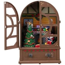 Northlight LED Lighted And Musical Retro Radio With Santa Scene Christmas Decoration-12.5" 10 Northlight LED Lighted And Musical Retro Radio With Santa Scene Christmas Decoration-12.5" -The Home Depot Shop northlight christmas centerpieces 35769679 4f 1000