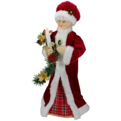 Northlight 24 " Animated Mrs. Claus With Lighted Candle Musical Christmas Figure -The Home Depot Shop northlight christmas figurines 34850959 4f 1000