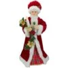 Northlight 24 " Animated Mrs. Claus With Lighted Candle Musical Christmas Figure
