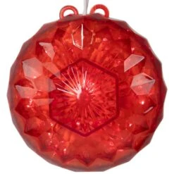 Northlight 20-Count Red LED Hanging Crystal Sphere Ball Outdoor Christmas Decoration -The Home Depot Shop northlight christmas novelty lights 33406581 44 1000