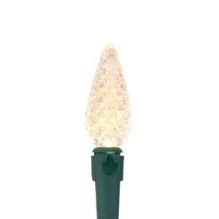Northlight 200-Count Warm White LED Faceted C6 Christmas Lights 66.25 Ft Green Wire 8 Northlight 200-Count Warm White LED Faceted C6 Christmas Lights 66.25 Ft Green Wire -The Home Depot Shop northlight christmas novelty lights 35680529 1f 1000