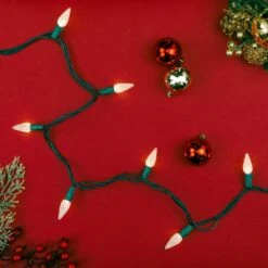 Northlight 200-Count Warm White LED Faceted C6 Christmas Lights 66.25 Ft Green Wire 7 Northlight 200-Count Warm White LED Faceted C6 Christmas Lights 66.25 Ft Green Wire -The Home Depot Shop northlight christmas novelty lights 35680529 4f 1000