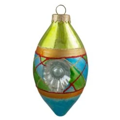 Northlight 4.25 In. (100 Mm) Multi-Color With Retro Reflectors Glass Finial Christmas Ornament Set (3-Count) 8 Northlight 4.25 In. (100 Mm) Multi-Color With Retro Reflectors Glass Finial Christmas Ornament Set (3-Count) -The Home Depot Shop northlight christmas ornament sets 33816715 1f 1000