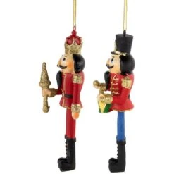Northlight 5.75 In. Nutcracker King And Soldier Christmas Ornaments (Set Of 2) -The Home Depot Shop northlight christmas ornament sets 34858372 44 1000
