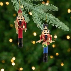 Northlight 5.75 In. Nutcracker King And Soldier Christmas Ornaments (Set Of 2) -The Home Depot Shop northlight christmas ornament sets 34858372 4f 1000