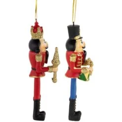 Northlight 5.75 In. Nutcracker King And Soldier Christmas Ornaments (Set Of 2) -The Home Depot Shop northlight christmas ornament sets 34858372 fa 1000