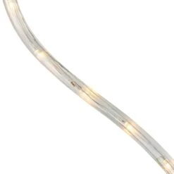 Northlight 18 Ft. Warm White LED Indoor/Outdoor Christmas Rope Lights With 2 In. Bulb Spacing -The Home Depot Shop northlight christmas rope lights 33406531 76 1000