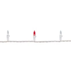 Northlight Set Of 100 Red And Pure White LED Mini Christmas Lights - White Wire 14 Northlight Set Of 100 Red And Pure White LED Mini Christmas Lights - White Wire -The Home Depot Shop northlight christmas string lights 32605403 76 1000
