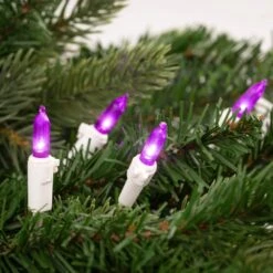 Northlight Set Of 50 Purple LED Mini Christmas Lights With White Wire 9 Northlight Set Of 50 Purple LED Mini Christmas Lights With White Wire -The Home Depot Shop northlight christmas string lights 32605427 31 1000