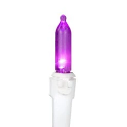 Northlight Set Of 50 Purple LED Mini Christmas Lights With White Wire 7 Northlight Set Of 50 Purple LED Mini Christmas Lights With White Wire -The Home Depot Shop northlight christmas string lights 32605427 4f 1000