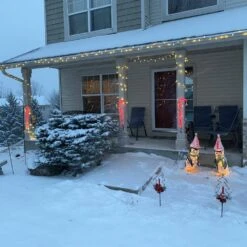 Northlight Set Of 70 Warm White LED C6 Christmas Lights With White Wire -The Home Depot Shop northlight christmas string lights 32608240 31 1000