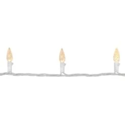 Northlight Set Of 70 Warm White LED C6 Christmas Lights With White Wire -The Home Depot Shop northlight christmas string lights 32608240 4f 1000
