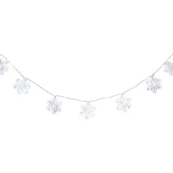 Northlight 4.5 Ft. B/O White Snowflake LED Warm White Christmas Lights (Set Of 10) 10 Northlight 4.5 Ft. B/O White Snowflake LED Warm White Christmas Lights (Set Of 10) -The Home Depot Shop northlight christmas string lights 34318891 1f 1000