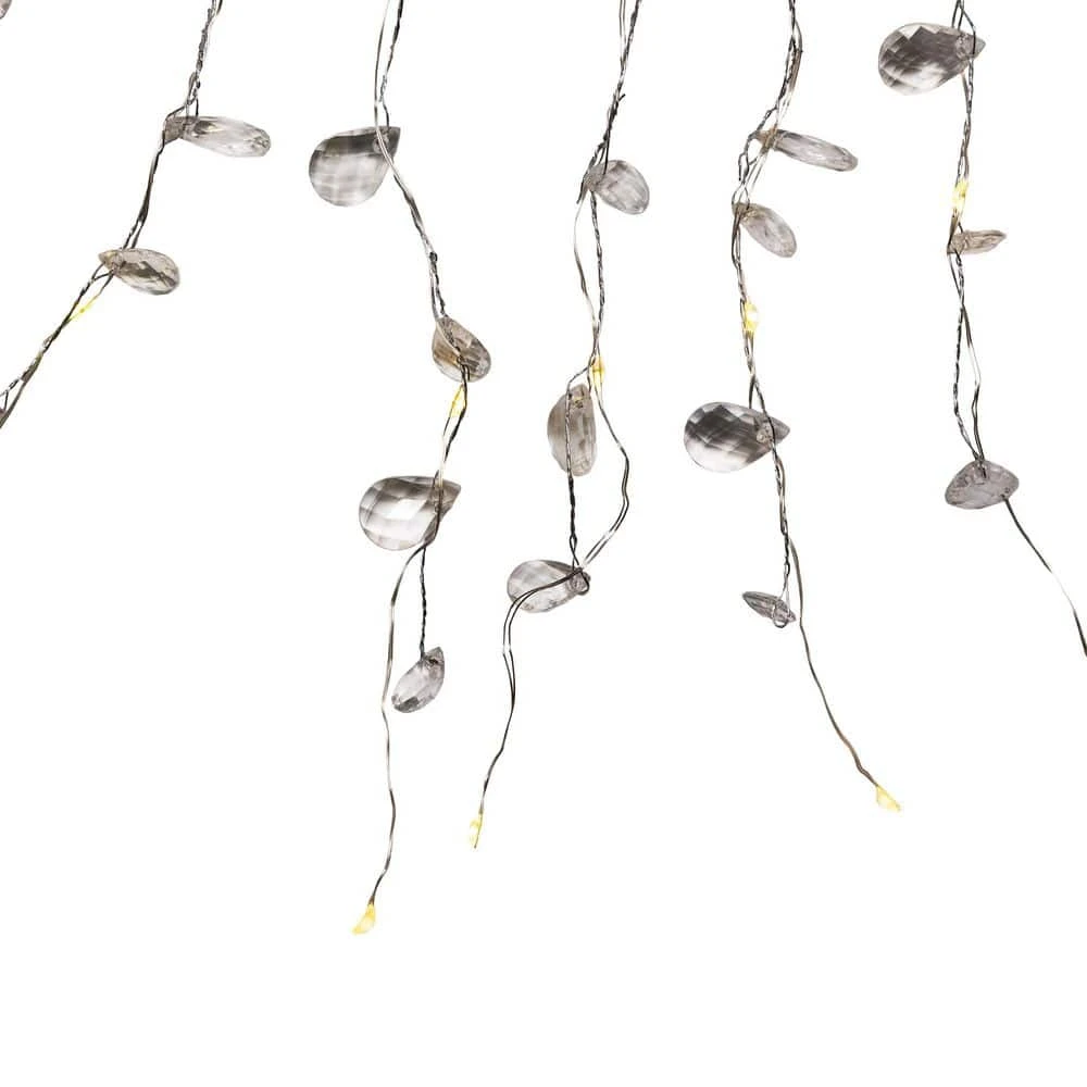 Northlight LED Lighted Willow Branch Christmas Spray-40"-Silver-Warm White 4 Northlight LED Lighted Willow Branch Christmas Spray-40"-Silver-Warm White - Image 4