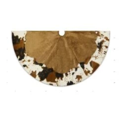Northlight Corduroy Christmas Tree Skirt With Faux Fur Trim-48in.-Brown -The Home Depot Shop northlight christmas tree skirts 35766665 4f 1000