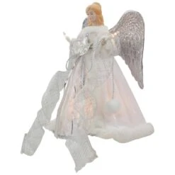 Northlight 12 In. Lighted Silver And White Angel With Wings Christmas Tree Topper - Clear Lights 7 Northlight 12 In. Lighted Silver And White Angel With Wings Christmas Tree Topper - Clear Lights -The Home Depot Shop northlight christmas tree toppers 34850966 4f 1000