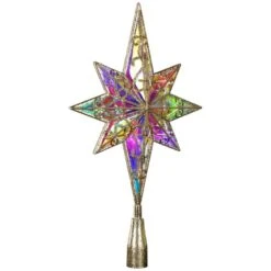 Northlight LED Star Of Bethlehem Christmas Tree Topper-14.5 In. Champagne Gold-Multi Lights -The Home Depot Shop northlight christmas tree toppers 35764511 1f 1000