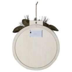 Northlight 12 In. Lighted Wooden Merry Christmas Round Christmas Wall Decoration -The Home Depot Shop northlight christmas wall decorations 34316659 1f 1000