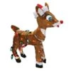 Northlight 24 In. Lighted Rudolph With String Lights Christmas Outdoor Yard Decoration