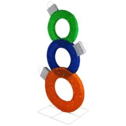 Northlight Lighted Stacked Ornaments Outdoor Christmas Yard Decoration-31.5in. -The Home Depot Shop northlight christmas yard decorations 35764486 1f 1000