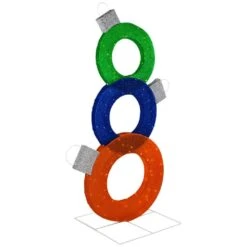 Northlight Lighted Stacked Ornaments Outdoor Christmas Yard Decoration-31.5in. -The Home Depot Shop northlight christmas yard decorations 35764486 44 1000