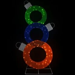 Northlight Lighted Stacked Ornaments Outdoor Christmas Yard Decoration-31.5in. -The Home Depot Shop northlight christmas yard decorations 35764486 4f 1000