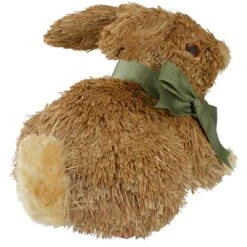 Northlight 8 In. Brown Sisal Bunny Rabbit Easter Figure -The Home Depot Shop northlight easter decorations 34808690 44 1000