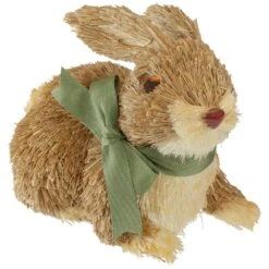 Northlight 8 In. Brown Sisal Bunny Rabbit Easter Figure -The Home Depot Shop northlight easter decorations 34808690 4f 1000