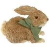 Northlight 8 In. Brown Sisal Bunny Rabbit Easter Figure