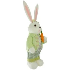 Northlight 20 In. White And Green Standing Rabbit Easter Figure -The Home Depot Shop northlight easter decorations 34808692 4f 1000