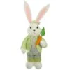 Northlight 20 In. White And Green Standing Rabbit Easter Figure