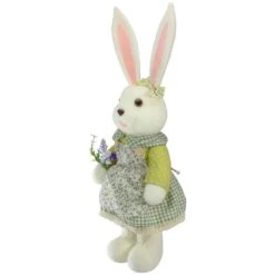 Northlight 20 In. White And Green Standing Girl Rabbit Easter Figure -The Home Depot Shop northlight easter decorations 34808693 4f 1000