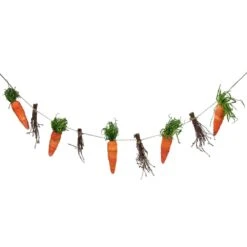 Northlight 3.25 Ft. Carrots And Twigs Artificial Easter Garland