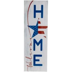 Northlight Welcome Home Americana Wooden Porch Sign - 35.75 In.