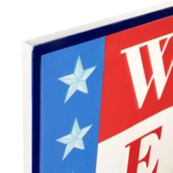 Northlight Americana Welcome Metal Wall Sign - 40 In. -The Home Depot Shop northlight easter decorations 35747167 44 1000