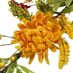 Northlight 5 Ft. X 10 In. Orange Peony Artificial Fall Harvest Garland Unlit 10 Northlight 5 Ft. X 10 In. Orange Peony Artificial Fall Harvest Garland Unlit -The Home Depot Shop northlight fall garlands 34868427 44 1000