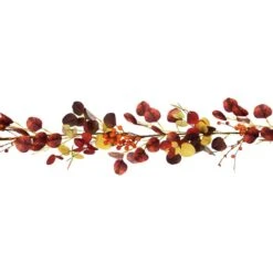 Northlight 5 Ft. X 8 In. Berries And Leaves Artificial Fall Harvest Garland Unlit -The Home Depot Shop northlight fall garlands 34868452 1f 1000
