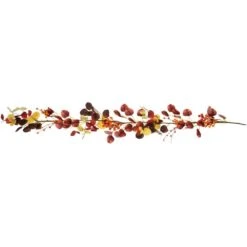 Northlight 5 Ft. X 8 In. Berries And Leaves Artificial Fall Harvest Garland Unlit