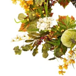 Northlight 24 In. Unlit Pumpkins And Berries Artificial Fall Harvest Twig Wreath -The Home Depot Shop northlight fall wreaths 34868417 44 1000