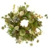 Northlight 24 In. Unlit Pumpkins And Berries Artificial Fall Harvest Twig Wreath