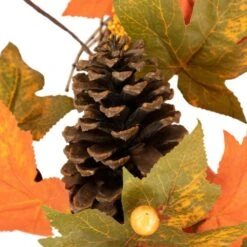Northlight 24 In. Autumn Harvest Decorative Artificial Berries Leaves Pine Cones And Twigs Wreath - Unlit 11 Northlight 24 In. Autumn Harvest Decorative Artificial Berries Leaves Pine Cones And Twigs Wreath - Unlit -The Home Depot Shop northlight indoor fall decorations 32258312 fa 1000