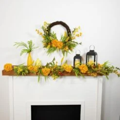 Northlight Peonies Artificial Fall Harvest Twig Wreath 22 In. Unlit 9 Northlight Peonies Artificial Fall Harvest Twig Wreath 22 In. Unlit -The Home Depot Shop northlight indoor fall decorations 34868421 1f 1000