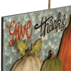Northlight 16.5 In. In Give Thanks In Fall Harvest Pumpkin Wall Sign 8 Northlight 16.5 In. In Give Thanks In Fall Harvest Pumpkin Wall Sign -The Home Depot Shop northlight indoor fall decorations 35269839 1f 1000