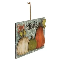 Northlight 16.5 In. In Give Thanks In Fall Harvest Pumpkin Wall Sign 9 Northlight 16.5 In. In Give Thanks In Fall Harvest Pumpkin Wall Sign -The Home Depot Shop northlight indoor fall decorations 35269839 44 1000
