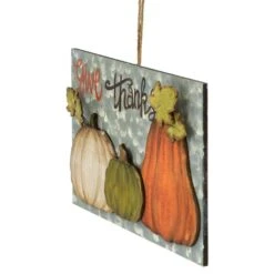 Northlight 16.5 In. In Give Thanks In Fall Harvest Pumpkin Wall Sign 7 Northlight 16.5 In. In Give Thanks In Fall Harvest Pumpkin Wall Sign -The Home Depot Shop northlight indoor fall decorations 35269839 4f 1000