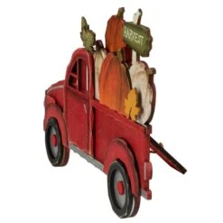 Northlight 14 In. Red Truck With Pumpkins Fall Harvest Sign Decoration -The Home Depot Shop northlight indoor fall decorations 35269840 fa 1000