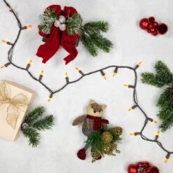 Northlight 20.25 Ft. Amber Mini Fall Harvest Lights Brown Wire (100-Count) 8 Northlight 20.25 Ft. Amber Mini Fall Harvest Lights Brown Wire (100-Count) -The Home Depot Shop northlight indoor fall decorations 35716017 4f 1000