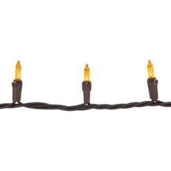 Northlight 20.25 Ft. Amber Mini Fall Harvest Lights Brown Wire (100-Count) 11 Northlight 20.25 Ft. Amber Mini Fall Harvest Lights Brown Wire (100-Count) -The Home Depot Shop northlight indoor fall decorations 35716017 fa 1000